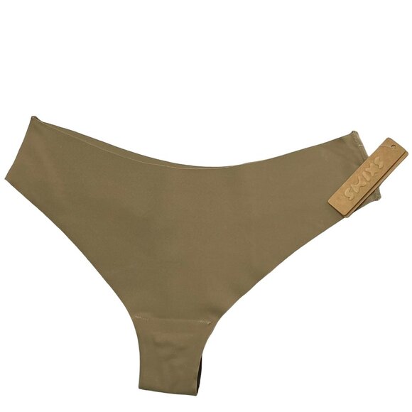 SKIMS Naked Dipped Thong Lot of 2 Desert XS - Picture 3 of 10
